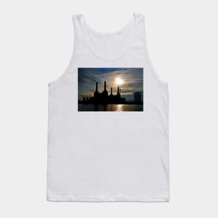 Battersea Power Station River Thames London Tank Top